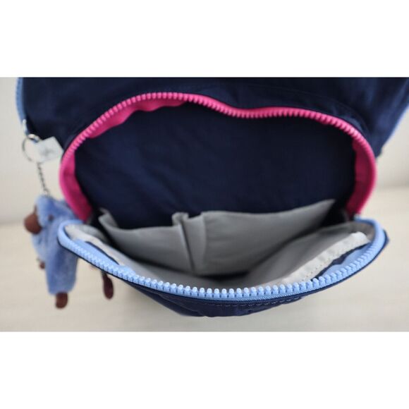 Kipling KIA5L4-4IJ Women's Modern Navy 15" Laptop Seoul Backpack - Picture 10 of 13